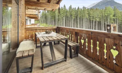 NK Chalet Blessachkopf buitentafel hout terras